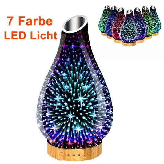 Ultraschall Luftbefeuchter Aroma Diffuser Diffusor Humidifier LED Licht 7 Farben - TechTrendPro
