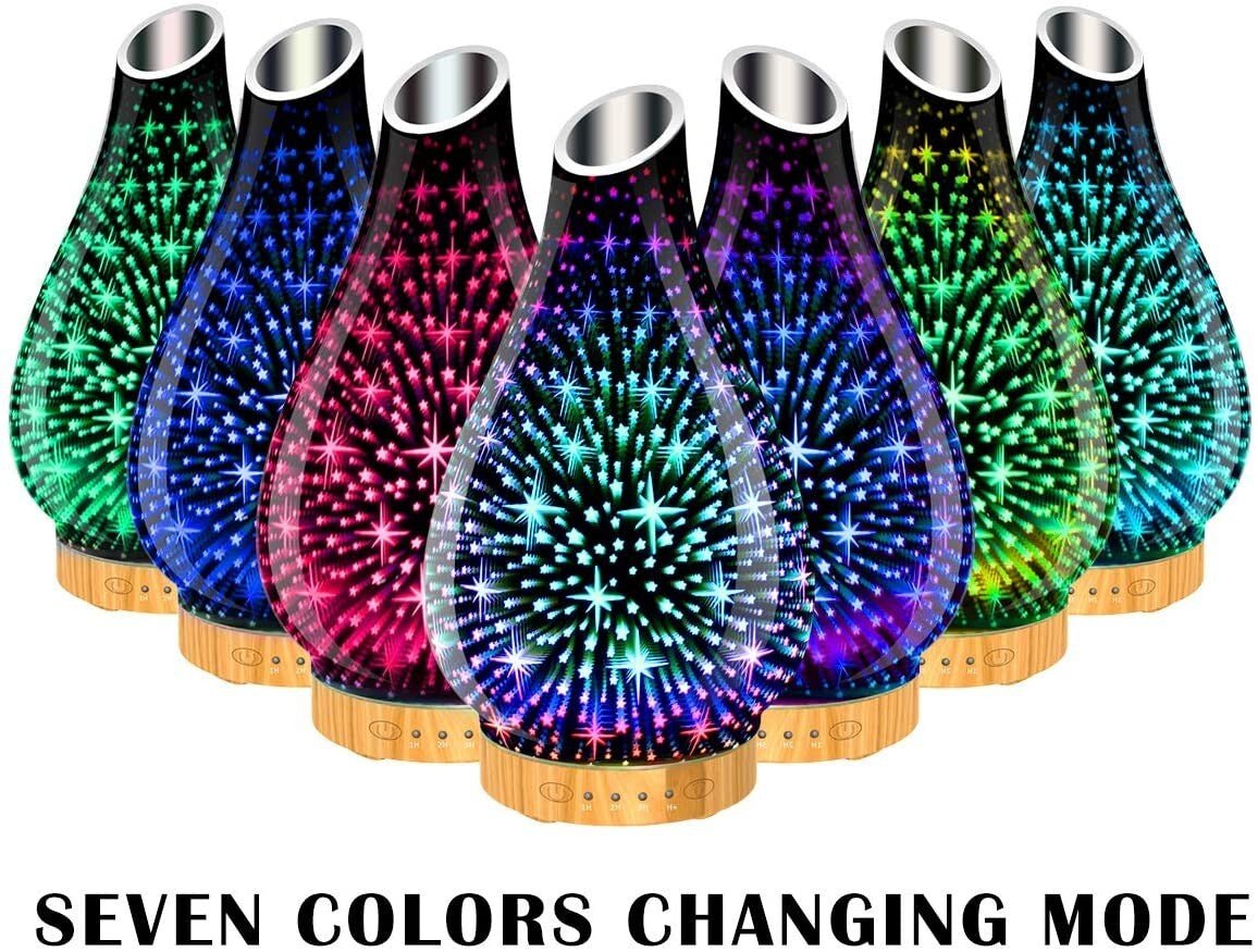 Ultraschall Luftbefeuchter Aroma Diffuser Diffusor Humidifier LED Licht 7 Farben - TechTrendPro