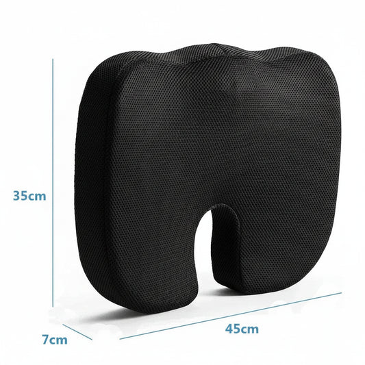 Ergonomisches Sitzkissen in U - Form aus Memory Foam – Bequemer Sitzkomfort für Büro, Auto & Zuhause - TechTrendPro