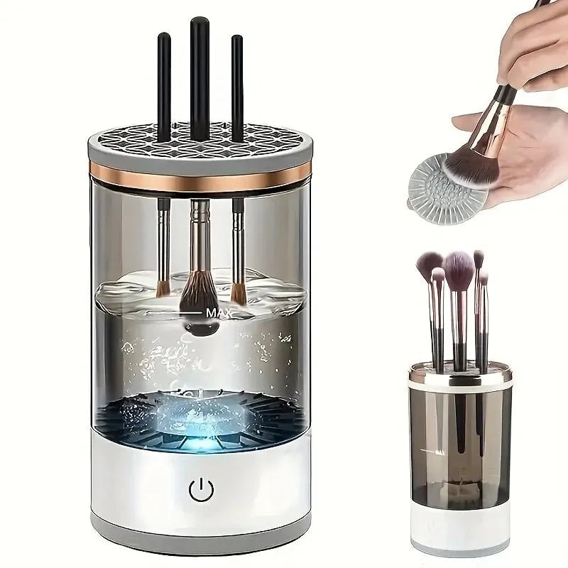 Automatic Electric Makeup Brush Cleaner USB Plug Portable Eyeshadow Brush Holder Holder Tools and Dryer Beauty Makeup Tools - TechTrendPro