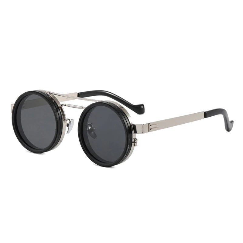 SHAUNA Retro Metal Round Polarized Sunglasses UV400 – Unisex - TechTrendPro